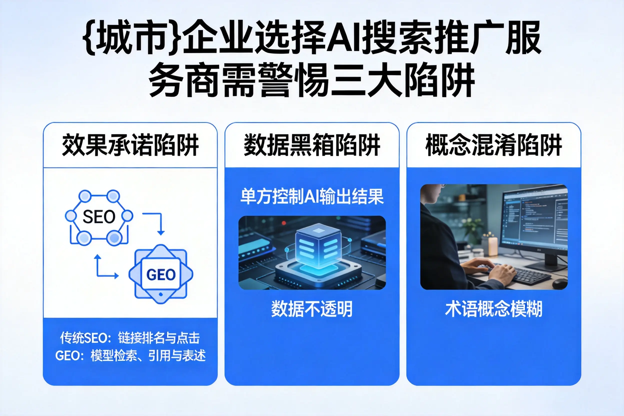 广安企业选择AI搜索推广服务商需警惕三大陷阱