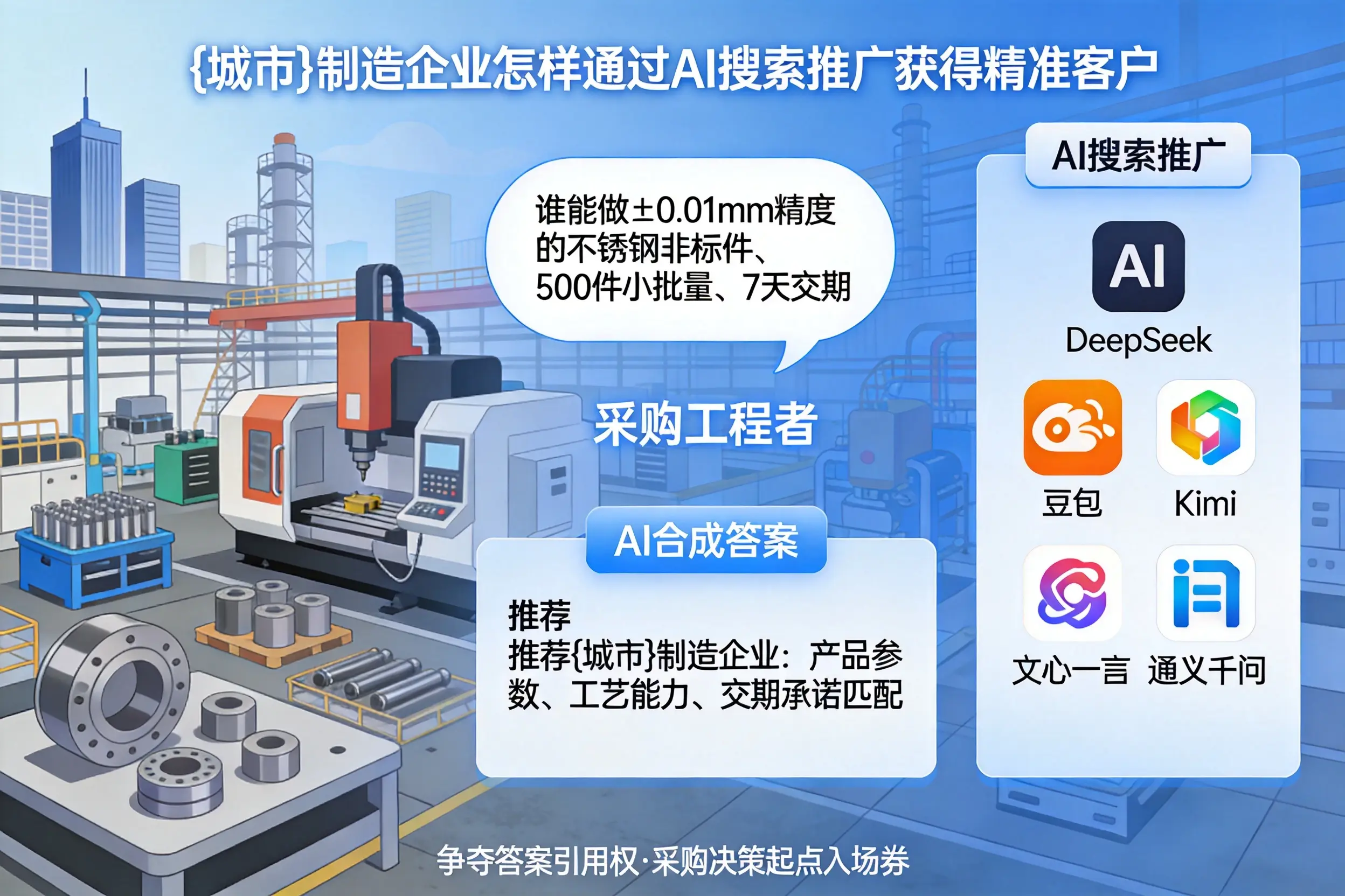 广安制造企业怎样通过AI搜索推广获得精准客户