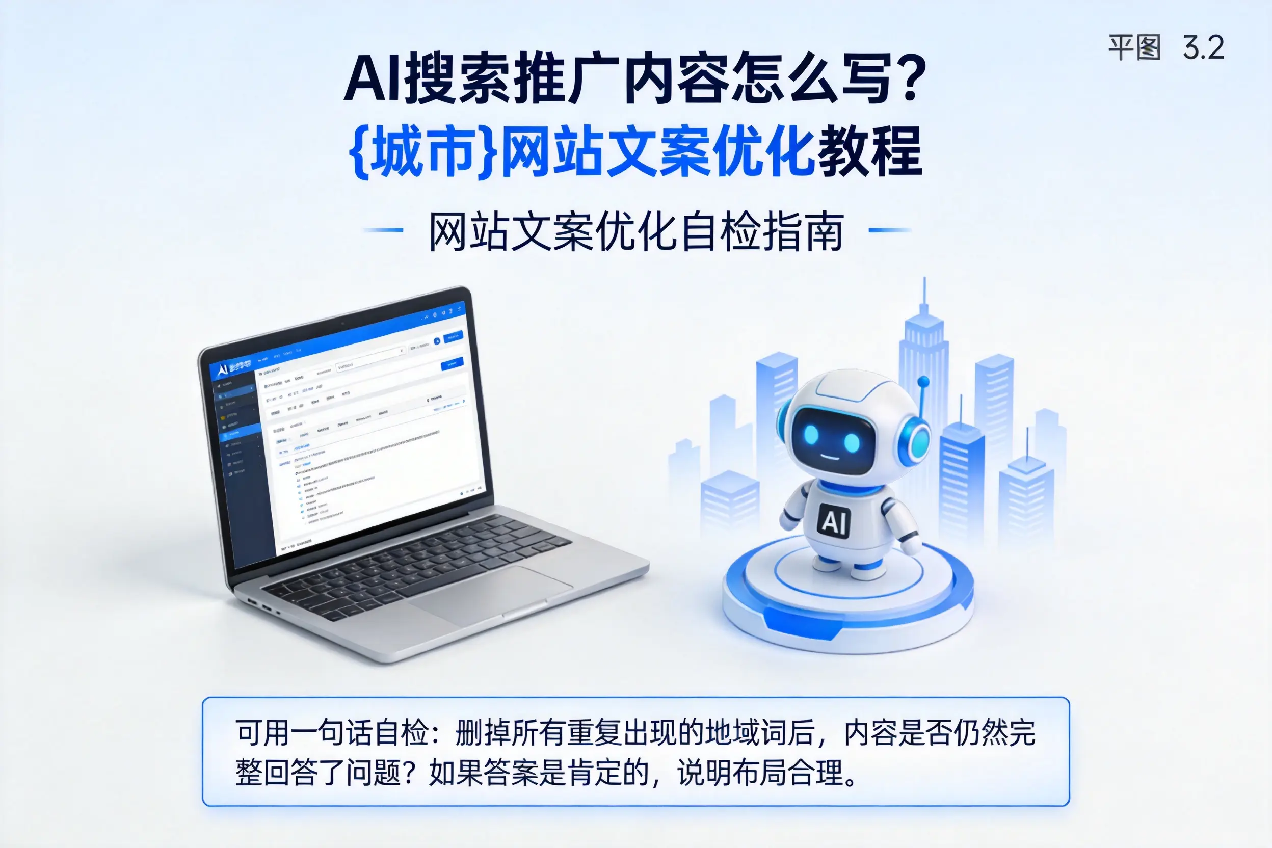 AI搜索推广内容怎么写？广安网站文案优化教程