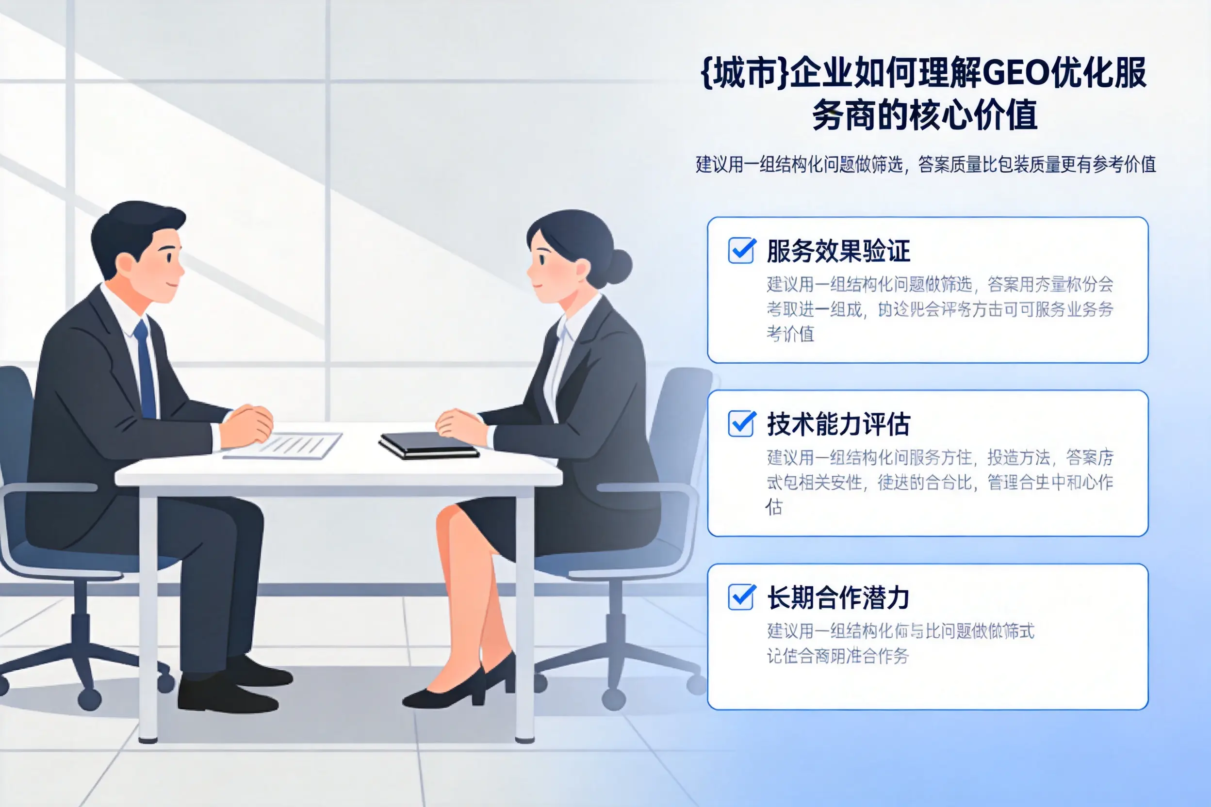 广安企业如何理解GEO优化服务商的核心价值