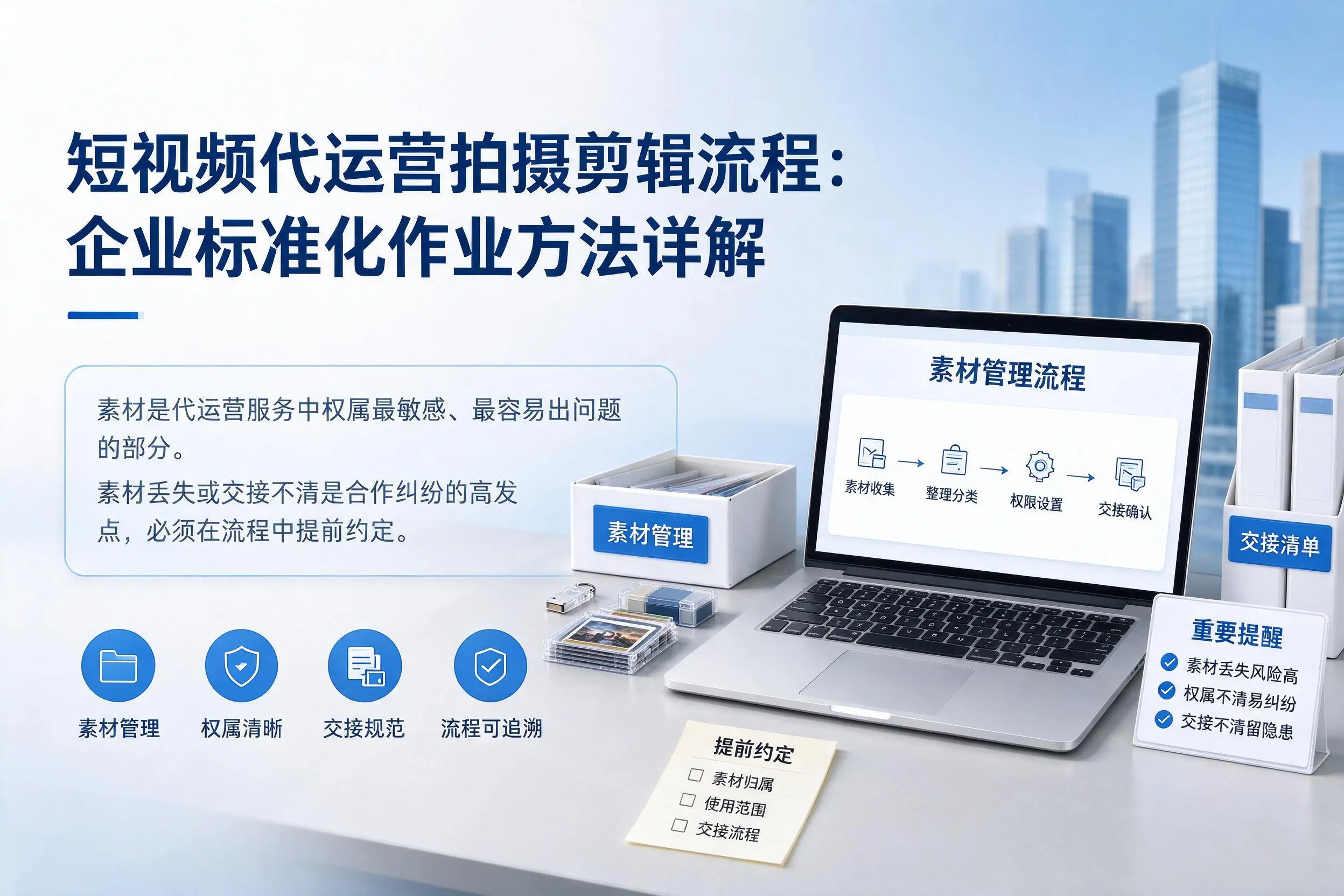 短视频代运营拍摄剪辑流程：广安企业标准化作业方法详解