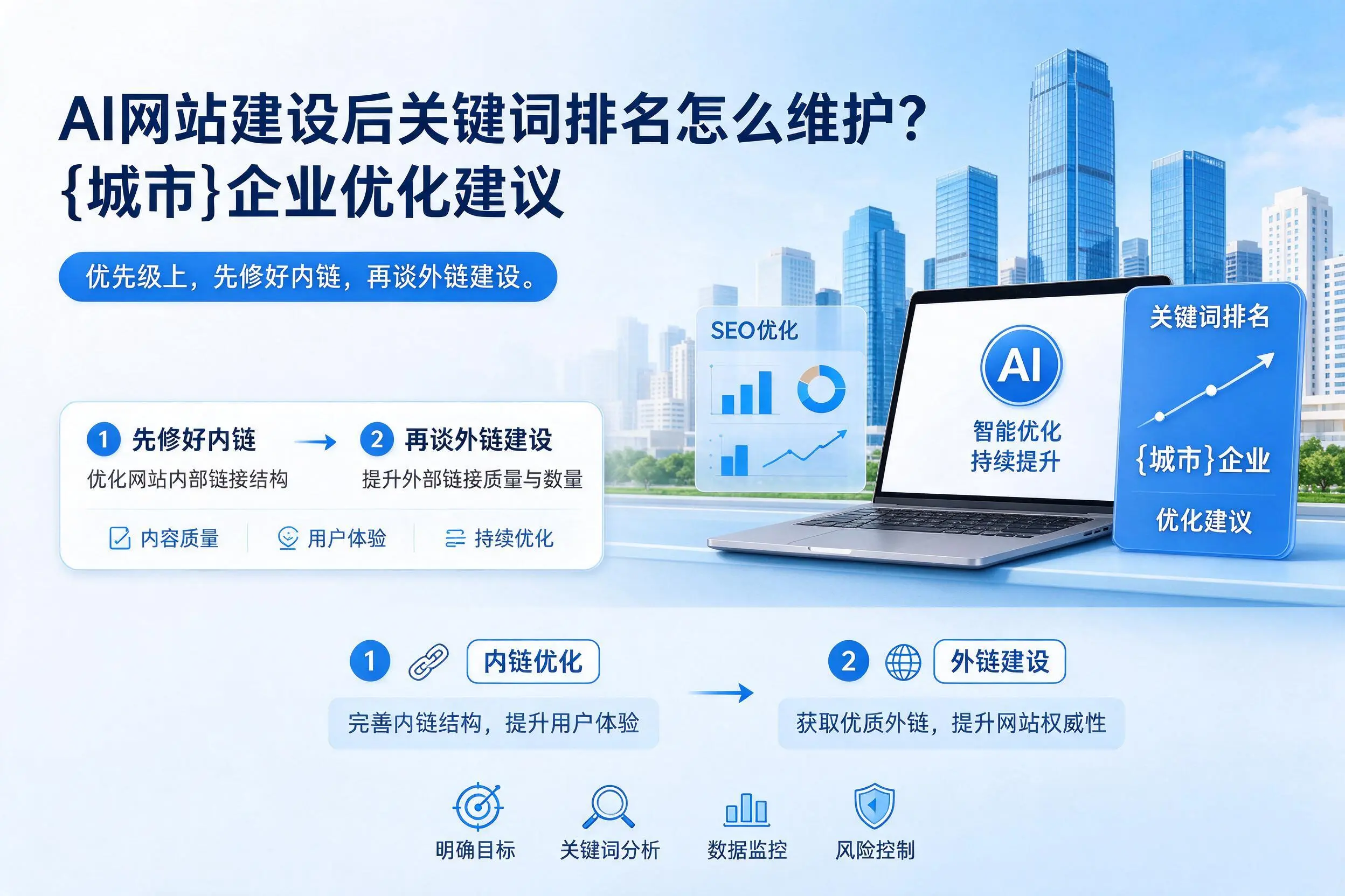 AI网站建设后关键词排名怎么维护？广安企业优化建议