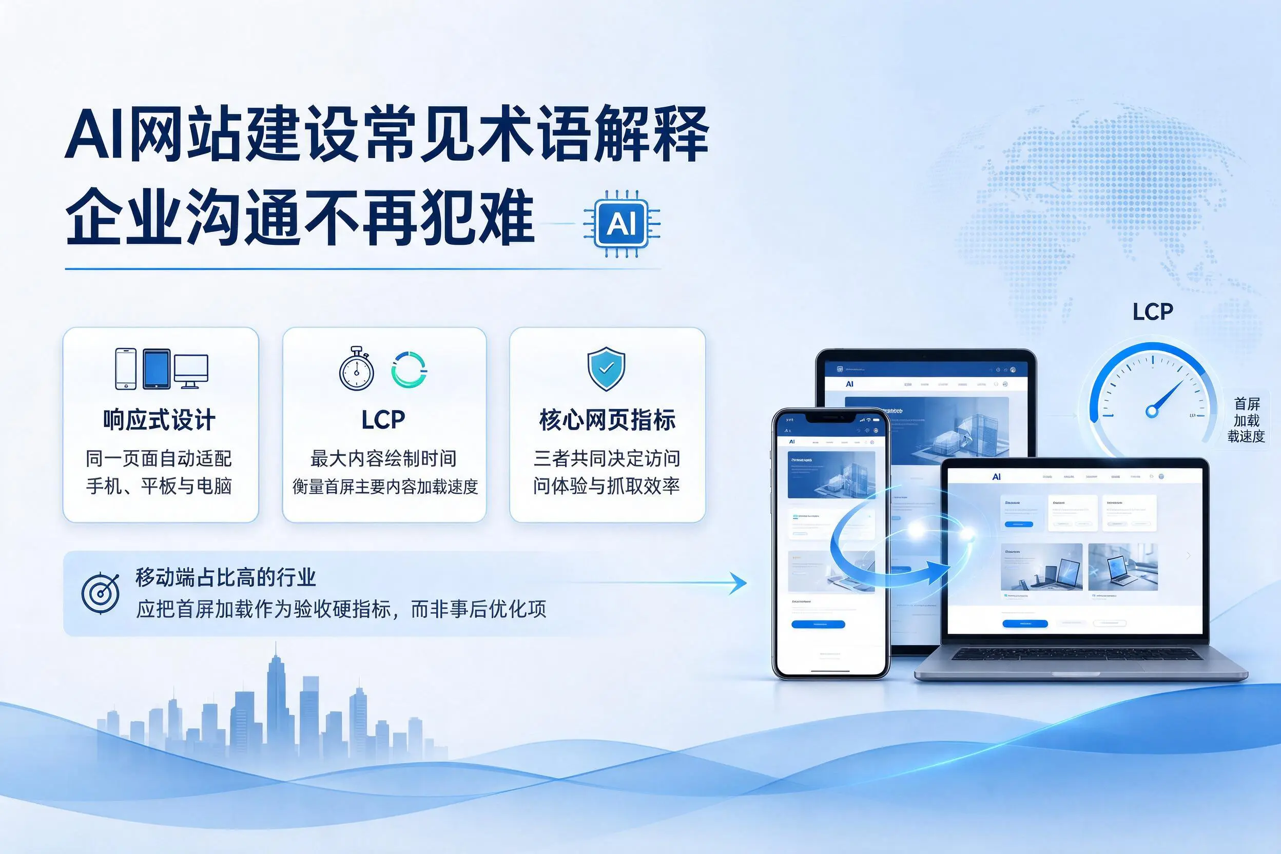 AI网站建设常见术语解释，广安企业沟通不再犯难
