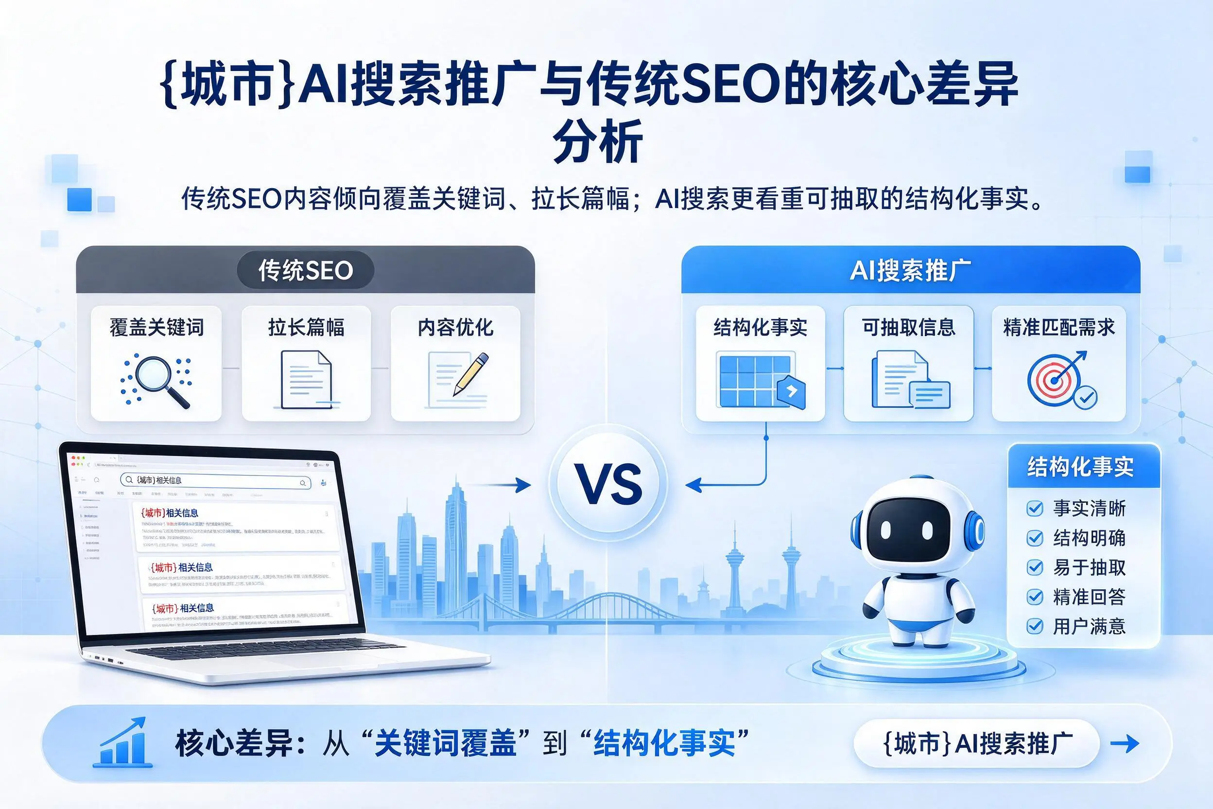 广安AI搜索推广与传统SEO的核心差异分析